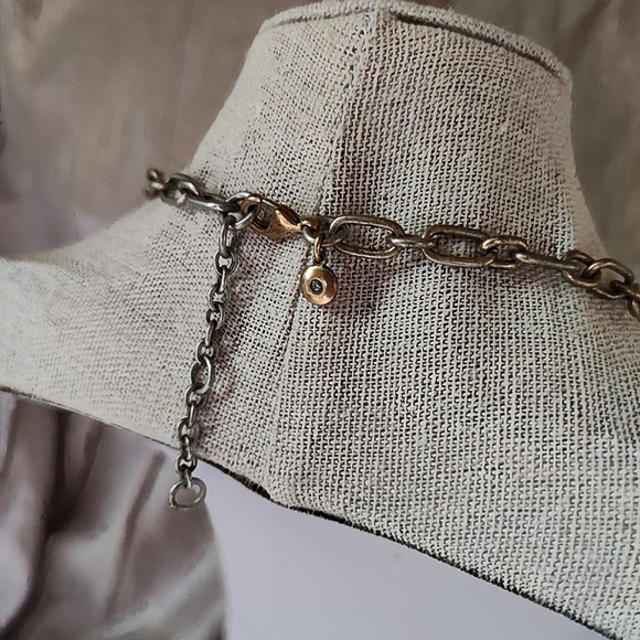 J. Crew Mega Rhinestone Collar Bone Bib Statement Necklace New With Dustbag - Picture 4 of 14